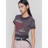 リボンプリントTシャツ | EMODA | 詳細画像3 