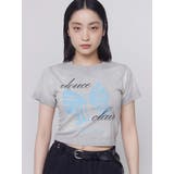 リボンプリントTシャツ | EMODA | 詳細画像7 