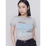 リボンプリントTシャツ | EMODA | 詳細画像8 