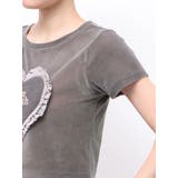 ハートフリルロゴTシャツ | EMODA | 詳細画像38