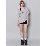 ルーズネックストリングTシャツ | EMODA | 詳細画像28 
