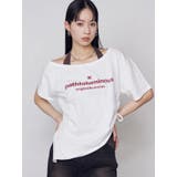 ルーズネックストリングTシャツ | EMODA | 詳細画像5 