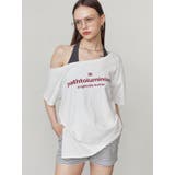 ルーズネックストリングTシャツ | EMODA | 詳細画像8 