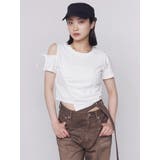 アシンメトリーカットアウトTシャツ | EMODA | 詳細画像16