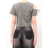 アシンメトリーカットアウトTシャツ | EMODA | 詳細画像24