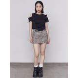 アシンメトリーカットアウトTシャツ | EMODA | 詳細画像6