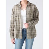 カーキ | ガーゼチェックシャツ | GYDA