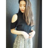 ブラック | クロシェタートルニットTOPS | GYDA