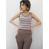 ボーダーMIXニット TOPS | GYDA | 詳細画像15