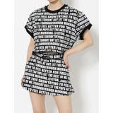 ブラック | logopatternスウェットTOPS | GYDA