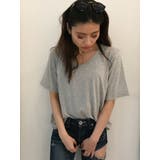 グレー | ガーゼタッチGネック Tシャツ | GYDA