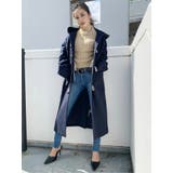 ネイビー | ロングダッフルコート | GYDA