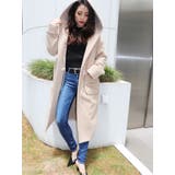 ベージュ | ロングダッフルコート | GYDA