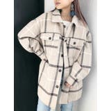 ラインチェックオーバーサイズシャツジャケット | GYDA | 詳細画像3
