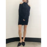 オープンショルダーシャギーニットワンピース | GYDA | 詳細画像14 