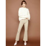 ヘリンボーンスリットフレアパンツ | GYDA | 詳細画像2