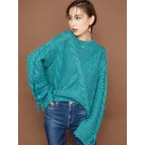 レースアップケーブルニットトップス | GYDA | 詳細画像37 