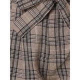 【セットアップ着用可能】ハイウエストチェックショーパン | GYDA | 詳細画像18 