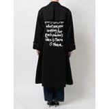 バックグラフィックトレンチコート | GYDA | 詳細画像12