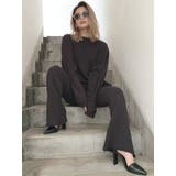 スウェットフレアデザインパンツ | GYDA | 詳細画像2