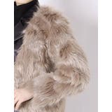 レイヤードエコファーライダースジャケット | GYDA | 詳細画像10