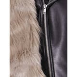 レイヤードエコファーライダースジャケット | GYDA | 詳細画像15