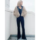 レイヤードエコファーライダースジャケット | GYDA | 詳細画像3