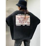 ブラック | カラーグラフィックニット TOPS | GYDA