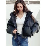 フェイクレザーショートダウンコート | GYDA | 詳細画像33