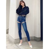 H/Wサイハイカットデザインデニムパンツ | GYDA | 詳細画像13