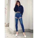 H/Wサイハイカットデザインデニムパンツ | GYDA | 詳細画像16