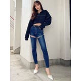 H/Wサイハイカットデザインデニムパンツ | GYDA | 詳細画像19