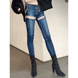 H/Wサイハイカットデザインデニムパンツ | GYDA | 詳細画像8