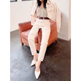 【SETUP着用可】H/W タックデザインペグトップデニムパンツ | GYDA | 詳細画像11