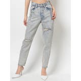 【SETUP着用可】H/W タックデザインペグトップデニムパンツ | GYDA | 詳細画像13