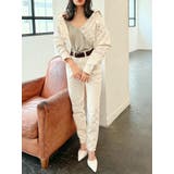 【SETUP着用可】H/W タックデザインペグトップデニムパンツ | GYDA | 詳細画像8