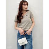 MICKEY MOUSE/FACE EMBROIDERY テレコTシャツ | GYDA | 詳細画像20