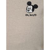MICKEY MOUSE/FACE EMBROIDERY テレコTシャツ | GYDA | 詳細画像37