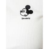 MICKEY MOUSE/FACE EMBROIDERY テレコTシャツ | GYDA | 詳細画像38