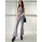 【セットアップ】サイドスリット ベロアプリーツパンツ | GYDA | 詳細画像5