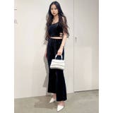 【セットアップ】サイドスリット ベロアプリーツパンツ | GYDA | 詳細画像6