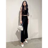 【セットアップ】サイドスリット ベロアプリーツパンツ | GYDA | 詳細画像7