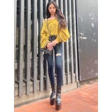 H/W THIGH ダメージデザイン スキニーデニムパンツ | GYDA | 詳細画像21