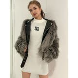 レイヤードエコファー ベルトライダースジャケット | GYDA | 詳細画像35