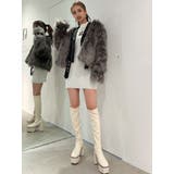 レイヤードエコファー ベルトライダースジャケット | GYDA | 詳細画像37