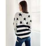 AMERICAN FLAG PATTERN ニットトップス | GYDA | 詳細画像18
