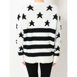 AMERICAN FLAG PATTERN ニットトップス | GYDA | 詳細画像23