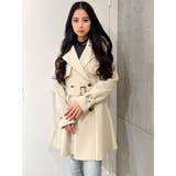 ダブルブレスト フレアトレンチコート | GYDA | 詳細画像10