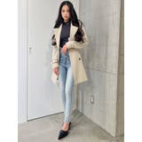 ダブルブレスト フレアトレンチコート | GYDA | 詳細画像12