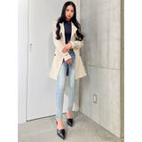 ダブルブレスト フレアトレンチコート | GYDA | 詳細画像13